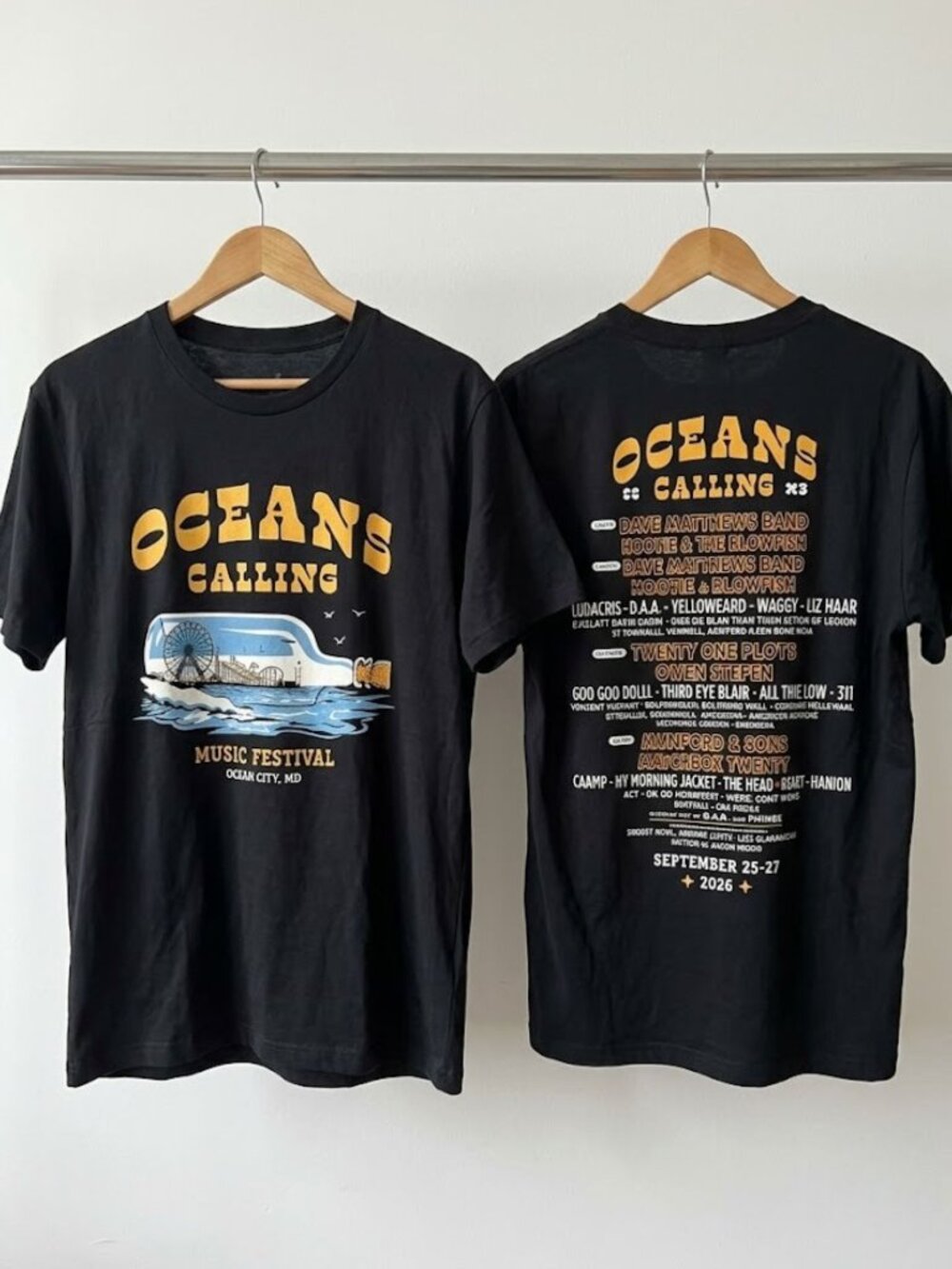 Oceans Calling Festival 2026 Bottle T-Shirt Reprint